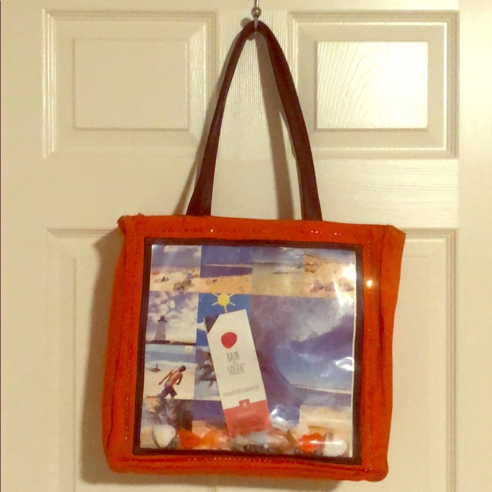 Beach theme shoulder bag- super unique!